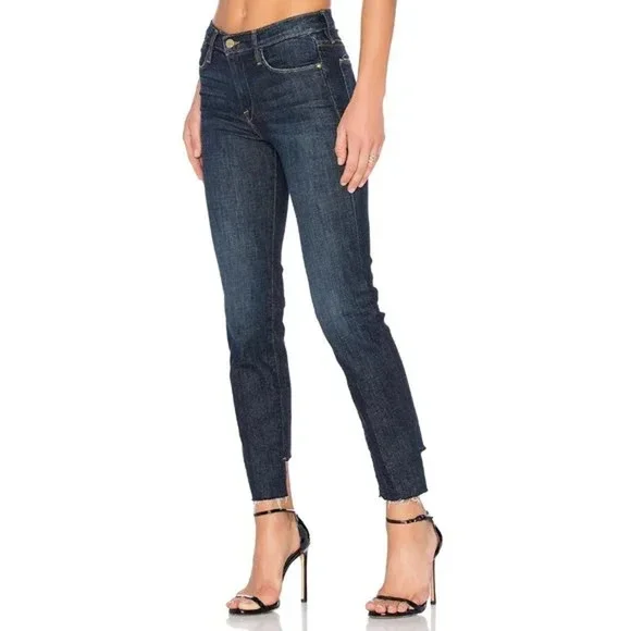 Frame Denim Women's Le High Straight Jeans in Northern Size 25 NWT $239 - Picture 3 of 11